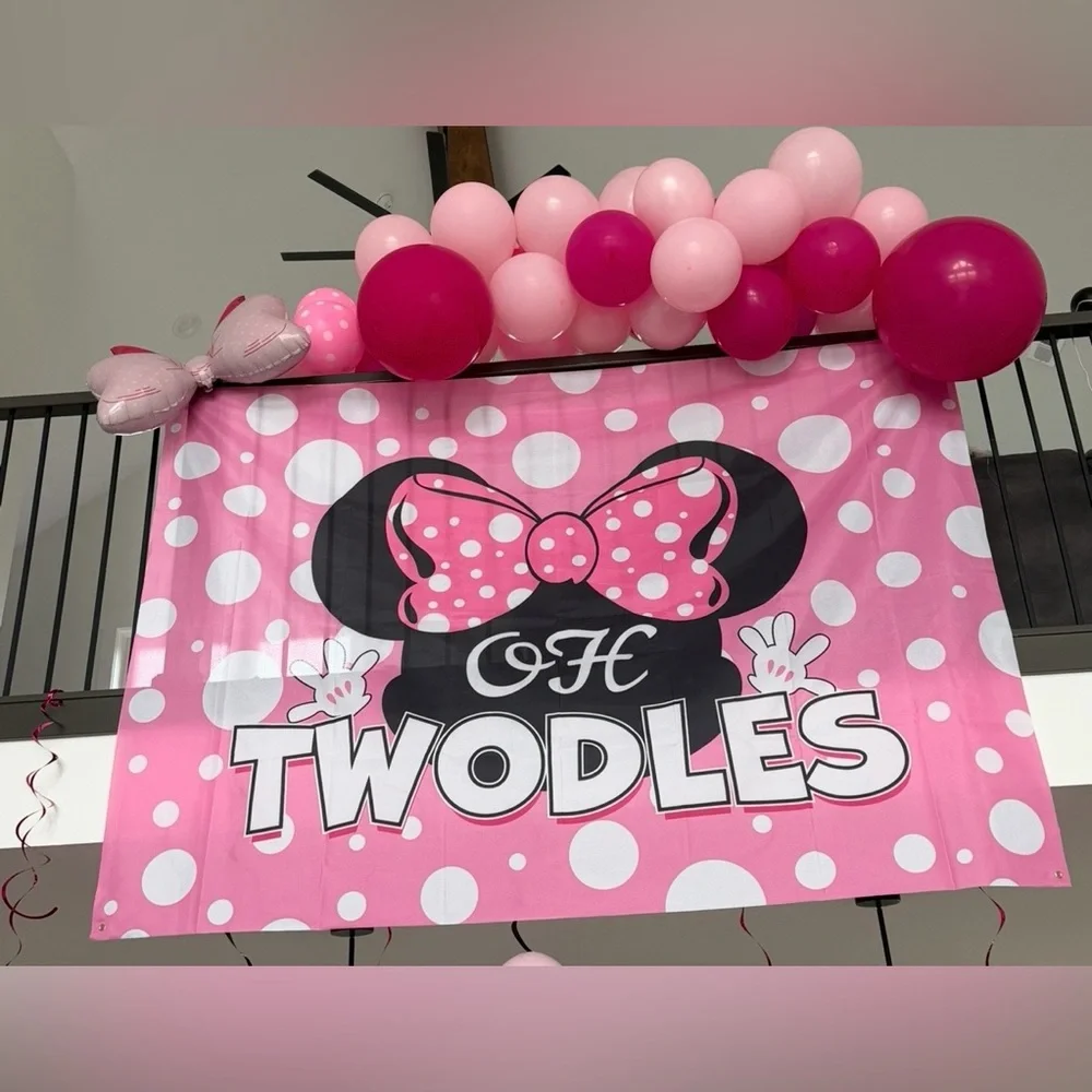 Oh TWOdles Pink Party Decor Set
